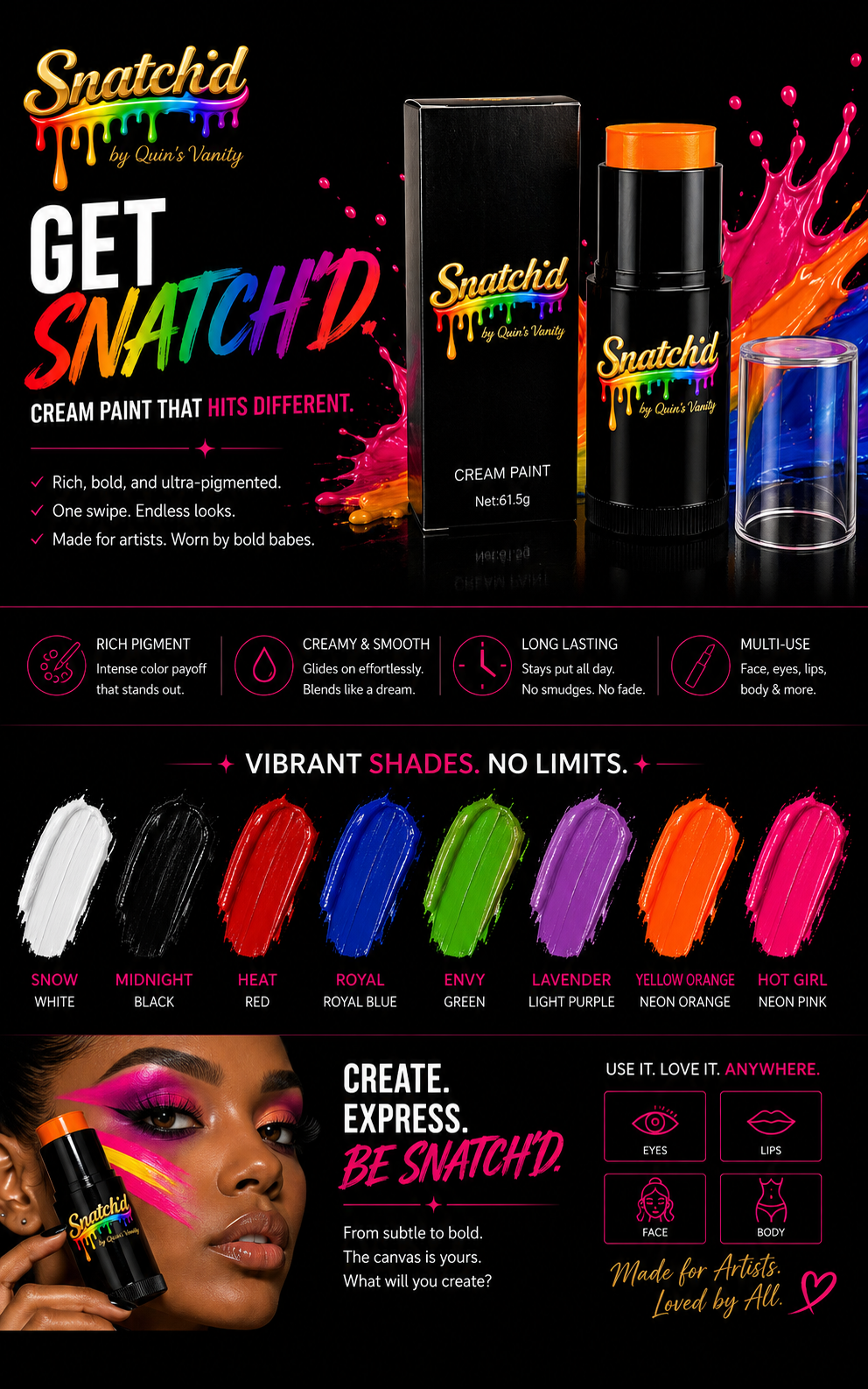 Snatch’d Cream Paint Stick