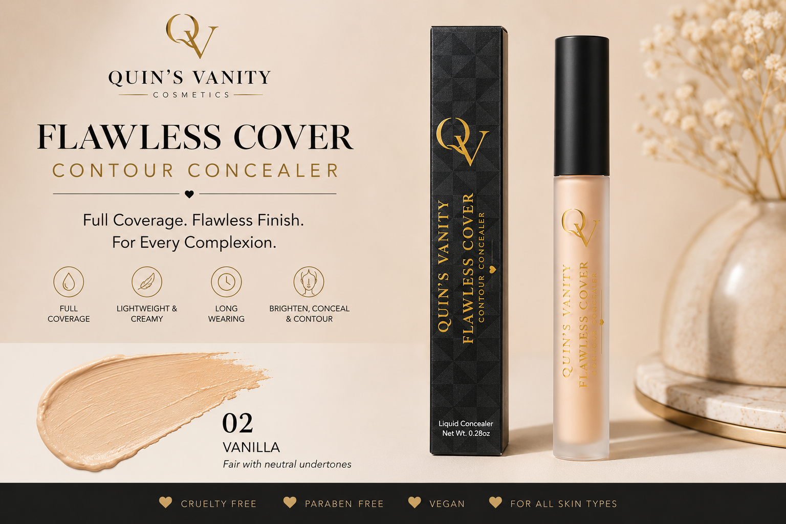 Flawless Cover Contour Concealer